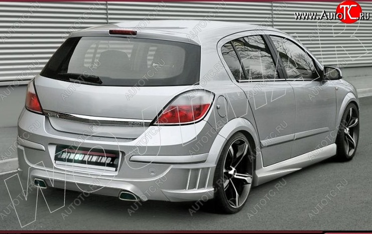 28 999 р. Задний бампер ST Opel Astra H хэтчбек 5дв дорестайлинг (2004-2007)  с доставкой в г. Керчь