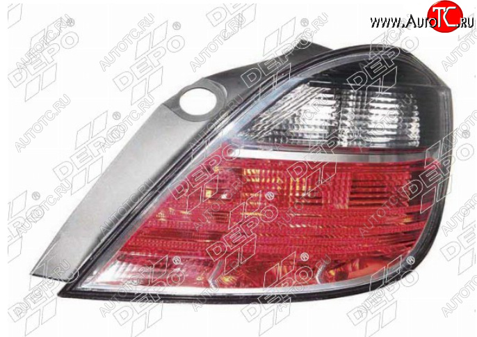 6 849 р. Правый фонарь задний DEPO Opel Astra H хэтчбек 5дв рестайлинг (2007-2015)  с доставкой в г. Керчь