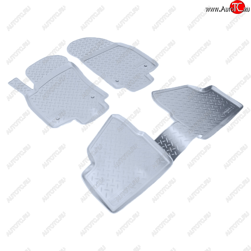 2 759 р. Коврики салона Norplast Unidec  Opel Astra  H (2004-2015) хэтчбек 5дв дорестайлинг, универсал рестайлинг, хэтчбек 5дв рестайлинг (Цвет: серый)  с доставкой в г. Керчь