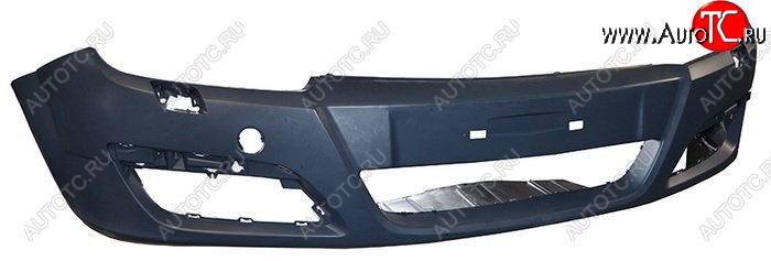 4 199 р. Передний бампер SAT (под омыватель) Opel Astra H универсал (2004-2007) (Неокрашенный)  с доставкой в г. Керчь