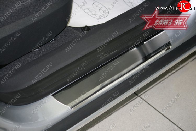 2 114 р. Накладки на внутренние пороги Souz-96 Opel Astra H универсал рестайлинг (2007-2015)  с доставкой в г. Керчь