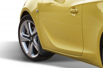 1 249 р. Передние брызговики NovLine 2 шт Opel Astra J GTC (2011-2018)  с доставкой в г. Керчь. Увеличить фотографию 2