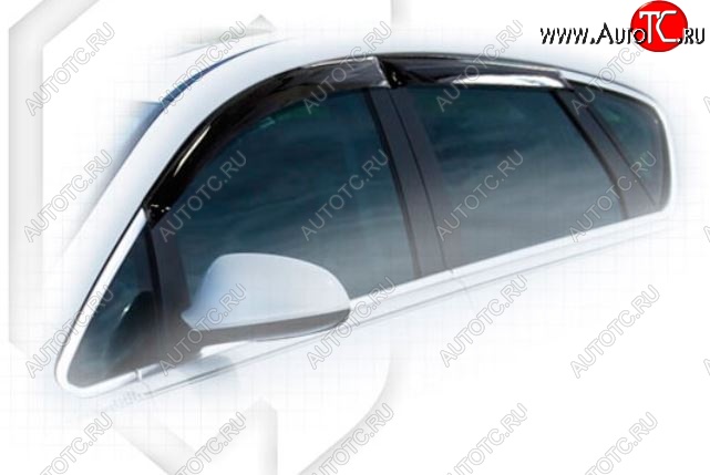 1 899 р. Дефлектора окон CA-Plastiс Opel Astra J хэтчбек 5 дв. дорестайлинг (2009-2012) (Classic полупрозрачный, Без хром.молдинга)  с доставкой в г. Керчь