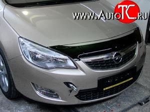 2 699 р. Дефлектор капота NovLine (короткий) (хетчбек) Opel Astra J хэтчбек 5 дв.  рестайлинг (2012-2017)  с доставкой в г. Керчь