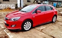 15 199 р. Пластиковый капот Sport Opel Astra J хэтчбек 5 дв.  рестайлинг (2012-2017) (Неокрашенный)  с доставкой в г. Керчь. Увеличить фотографию 3