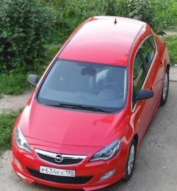 3 999 р. Накладка Sport на передний бампер Opel Astra J хэтчбек 5 дв.  рестайлинг (2012-2017) (Неокрашенная)  с доставкой в г. Керчь. Увеличить фотографию 2