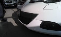 1 469 р. Сетка на бампер GTC Russtal (черная) Opel Astra J хэтчбек 5 дв. дорестайлинг (2009-2012)  с доставкой в г. Керчь. Увеличить фотографию 2