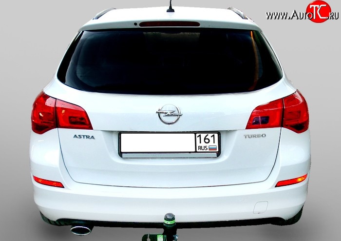 5 749 р. Фаркоп (Sports Tourer) Лидер Плюс Opel Astra J хэтчбек 5 дв.  рестайлинг (2012-2017) (Без электропакета)  с доставкой в г. Керчь