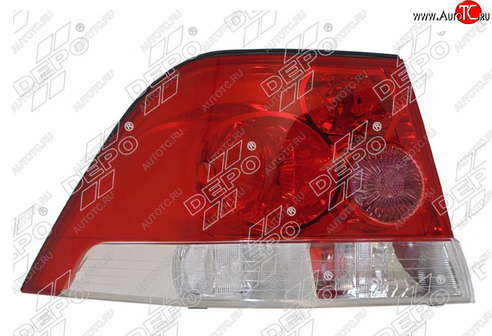 8 849 р. Левый фонарь задний DEPO Opel Astra H седан рестайлинг (2007-2009)  с доставкой в г. Керчь