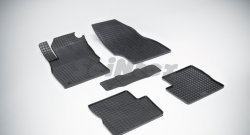 Износостойкие коврики в салон с рисунком Сетка SeiNtex Premium 4 шт. (резина) Opel Corsa  D (2006-2010)   дорестайлинг, хэтчбэк 5 дв.