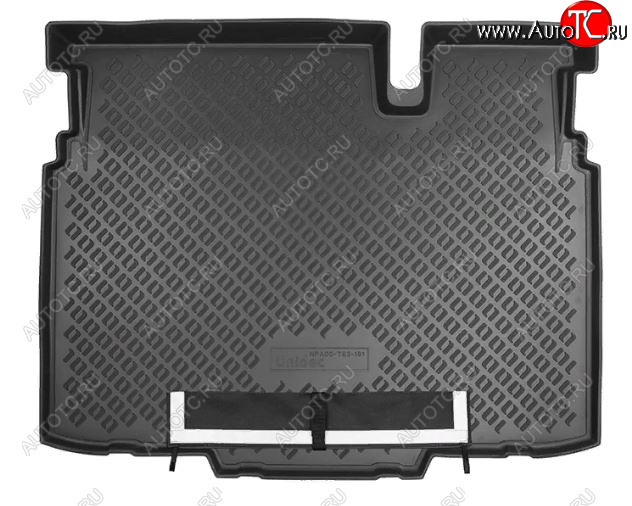 2 979 р. Коврик багажника Norplast (на нижнюю полку)  Opel Crossland  X (2017-2025) (Черный, с погрузочным ковриком (фартуком))  с доставкой в г. Керчь