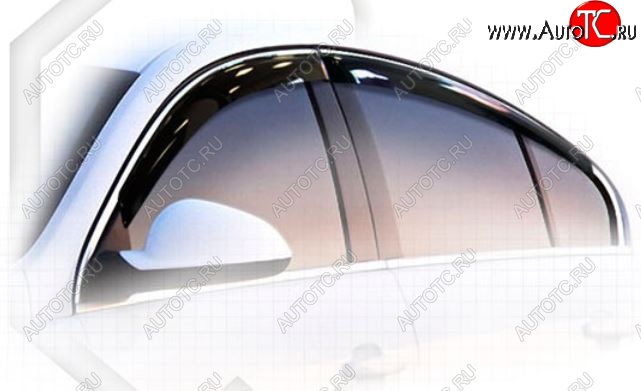 2 079 р. Дефлектора окон CA-Plastiс  Opel Insignia ( А,  A) (2008-2017) дорестайлинг универсал, универсал рестайлинг (Classic полупрозрачный)  с доставкой в г. Керчь