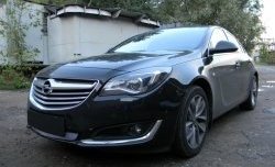 1 539 р. Сетка на бампер (рестайлинг) Russtal (хром) Opel Insignia A рестайлинг седан (2013-2017)  с доставкой в г. Керчь. Увеличить фотографию 3