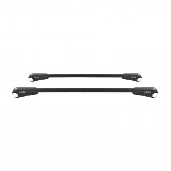 15 499 р. Багажник в сборе LUX Хантер L52  Opel Karl  A (2015-2019), Peugeot 2008 (2013-2019), Subaru Impreza  GF (1992-2000) (аэро-трэвэл (80-90 см и 86-96 см), черный)  с доставкой в г. Керчь. Увеличить фотографию 2