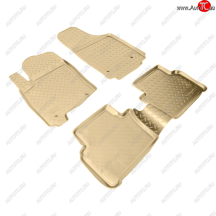 2 669 р. Коврики салона Norplast Unidec  Opel Meriva  A (2002-2010) (Цвет: бежевый)  с доставкой в г. Керчь