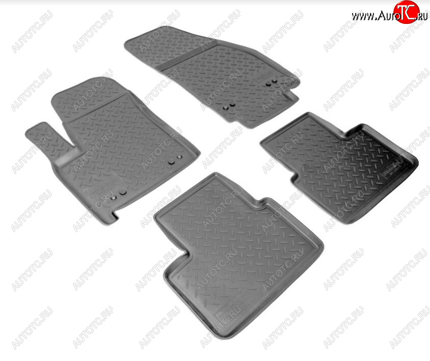2 139 р. Комплект ковриков в салон Norplast Unidec Opel Meriva B (2010-2013) (Цвет: черный)  с доставкой в г. Керчь