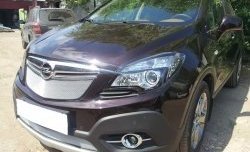 1 539 р. Сетка в решетку радиатора Russtal Opel Mokka  дорестайлинг (2012-2016) (хром)  с доставкой в г. Керчь. Увеличить фотографию 3