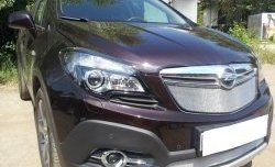 1 539 р. Сетка в решетку радиатора Russtal Opel Mokka  дорестайлинг (2012-2016) (хром)  с доставкой в г. Керчь. Увеличить фотографию 4