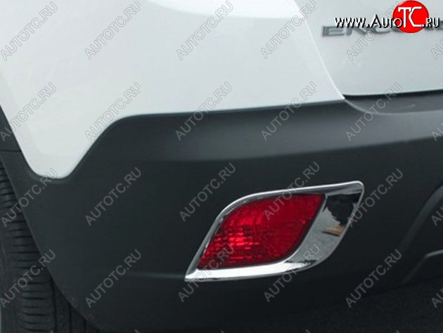3 599 р. Накладки на задние отражатели СТ Opel Mokka  дорестайлинг (2012-2016)  с доставкой в г. Керчь