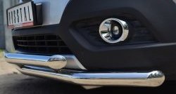 17 999 р. Защита переднего бампера (2 трубыØ63 мм, нержавейка) SLITKOFF Opel Mokka  дорестайлинг (2012-2016)  с доставкой в г. Керчь. Увеличить фотографию 3