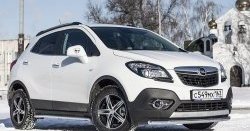 Одинарная защита переднего бампера диаметром 51 мм Petroil Tuning Opel Mokka (2012-2016)  дорестайлинг (привод: передний)