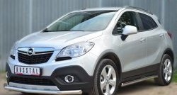 15 549 р. Одинарная защита переднего бампера диаметром 63 мм SLITKOFF  Opel Mokka (2012-2016)  дорестайлинг  с доставкой в г. Керчь. Увеличить фотографию 4