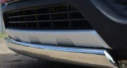11 599 р. Защита переднего бампера (Ø75х42 мм, нержавейка) Russtal Opel Mokka  дорестайлинг (2012-2016)  с доставкой в г. Керчь. Увеличить фотографию 3