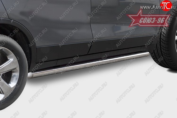 13 139 р. Защита порогов Souz-96 (d60) Opel Mokka  дорестайлинг (2012-2016)  с доставкой в г. Керчь