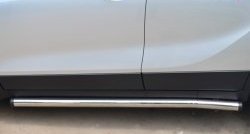 13 249 р. Защита порогов из круглой трубы диаметром 63 мм Russtal Opel Mokka  дорестайлинг (2012-2016) (Защита порогов с со скосами на торцах (вариант 1))  с доставкой в г. Керчь. Увеличить фотографию 5