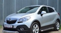 24 649 р. Широкая защита порогов SLITKOFF  Opel Mokka (2012-2016)  дорестайлинг  с доставкой в г. Керчь. Увеличить фотографию 4
