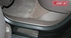 2 114 р. Накладки на внутренние пороги Souz-96 Opel Mokka  дорестайлинг (2012-2016)  с доставкой в г. Керчь. Увеличить фотографию 2