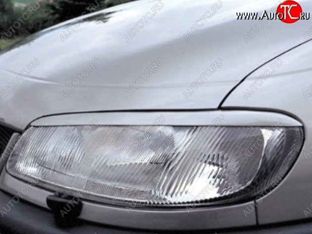 1 649 р. Реснички на фары CT Opel Omega B универсал (1994-2004) (Неокрашенные)  с доставкой в г. Керчь
