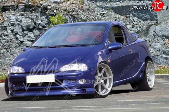 12 219 р. Накладка на передний бампер МК1 Opel Tigra A (1994-2001)  с доставкой в г. Керчь