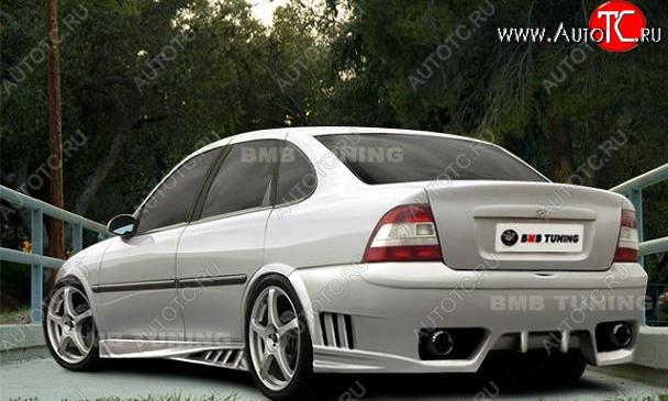 23 969 р. Задний бампер ST1 Opel Vectra B седан дорестайлинг (1995-1999)  с доставкой в г. Керчь