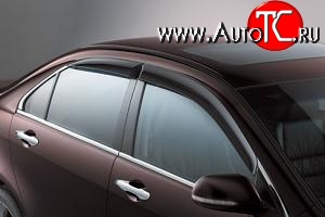 2 999 р. Дефлекторы окон (ветровики) Novline 4 шт. Opel Vectra C седан рестайлинг (2005-2008)  с доставкой в г. Керчь