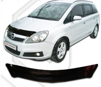 Дефлектор капота CA-Plastic Opel Zafira В дорестайлинг (2005-2008)