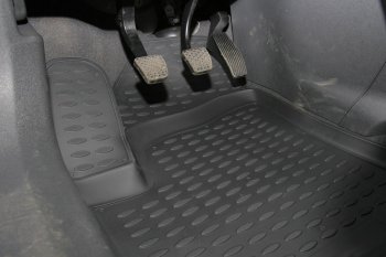 2 499 р. Комплект ковриков салона Element (полиуретан) Opel Zafira В рестайлинг (2007-2015) (Черные)  с доставкой в г. Керчь. Увеличить фотографию 2