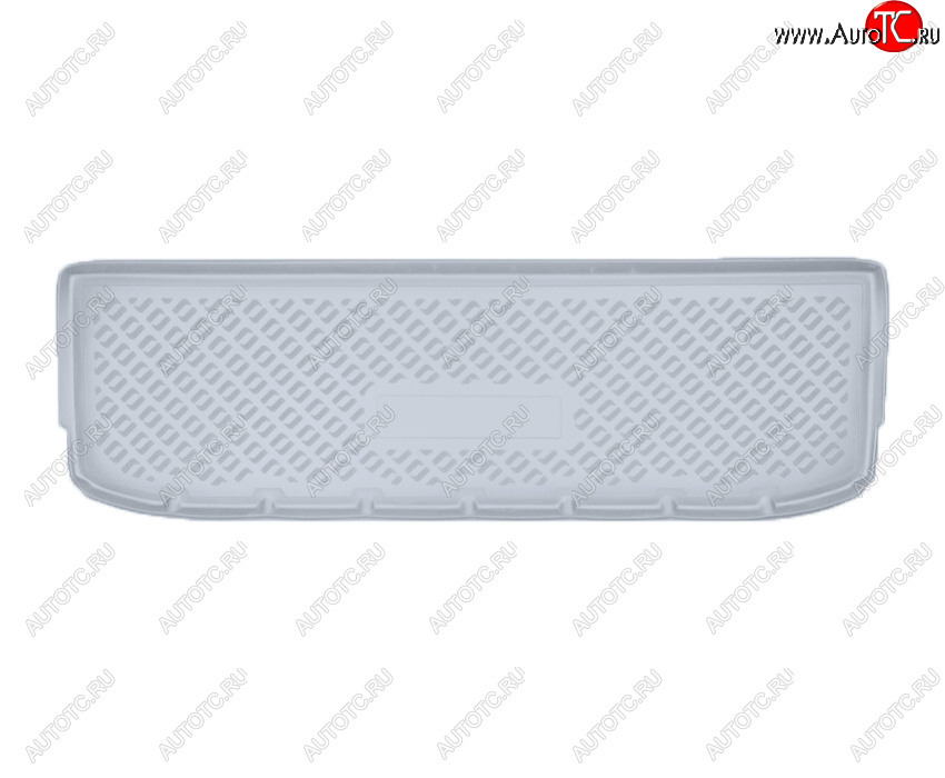 1 459 р. Коврик багажника Norplast Unidec (7 мест, разложенный 3 ряд )  Opel Zafira ( С,  C) (2011-2020) дорестайлинг, рестайлинг (Цвет: серый)  с доставкой в г. Керчь