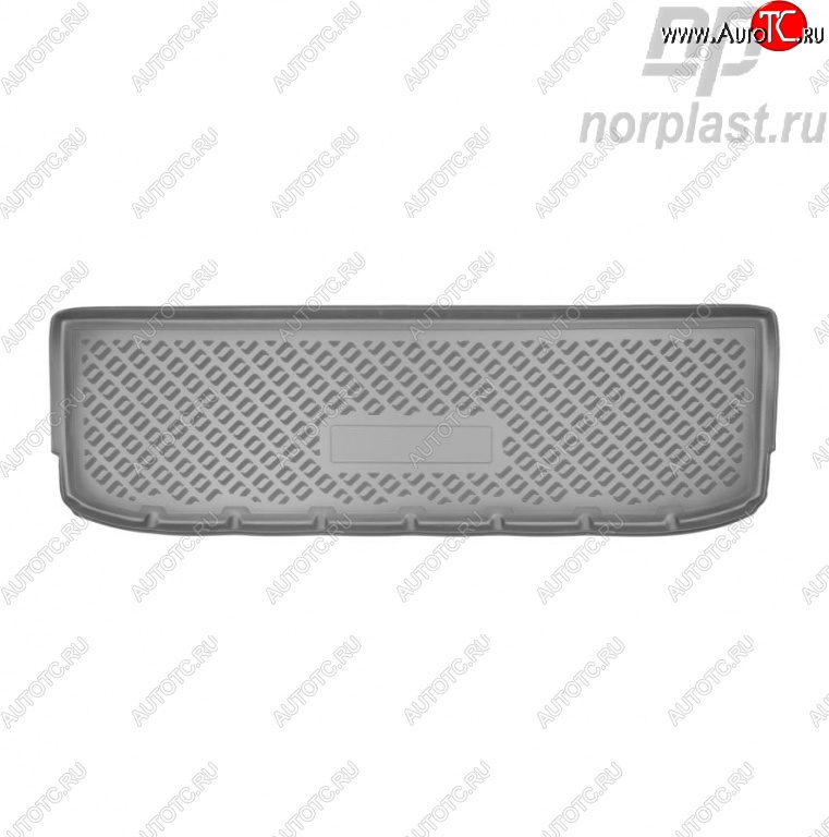 1 299 р. Коврик в багажник Norplast Unidec (7 мест, разложенный 3 ряд )  Opel Zafira  С (2011-2016) дорестайлинг (Цвет: черный)  с доставкой в г. Керчь