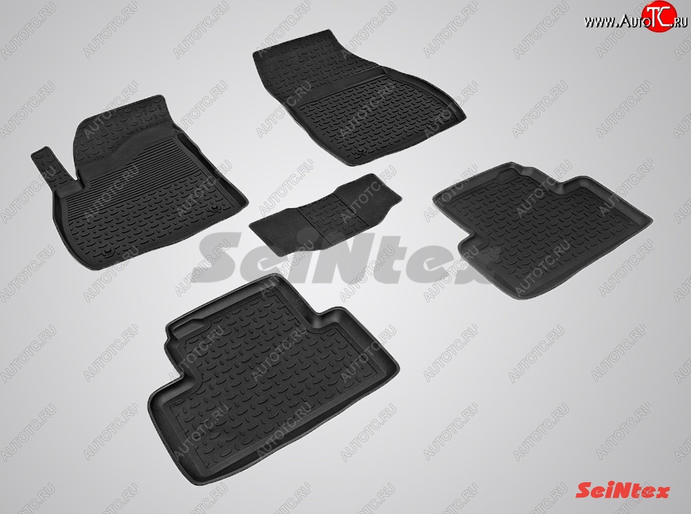 3 099 р. Износостойкие коврики в салон с высоким бортом SeiNtex Premium 4 шт. (резина) Opel Zafira С дорестайлинг (2011-2016)  с доставкой в г. Керчь