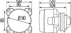 2 799 р. Модуль дальнего света Hella 1K0 008 191-007 KIA Optima 2 MG седан (2005-2010) (Без пыльника)  с доставкой в г. Керчь. Увеличить фотографию 2