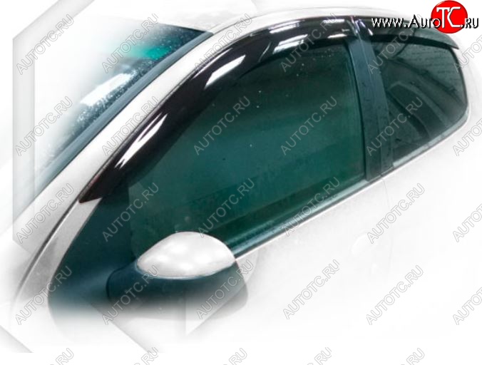 1 999 р. Дефлектора окон CA-Plastic  Peugeot 206  хэтчбэк 5 дв. (1998-2009) 2AC дорестайлинг, 2AC рестайлинг (Classic полупрозрачный)  с доставкой в г. Керчь