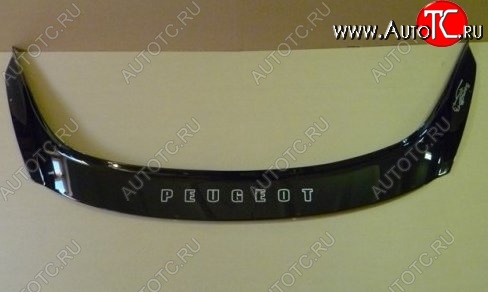 999 р. Дефлектор капота Russtal Peugeot 207 WA хэтчбэк 3 дв. дорестайлинг (2006-2009)  с доставкой в г. Керчь