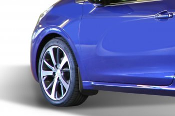 4 799 р. Передние брызговики Frosch Peugeot 208 1 (2012-2019)  с доставкой в г. Керчь. Увеличить фотографию 2