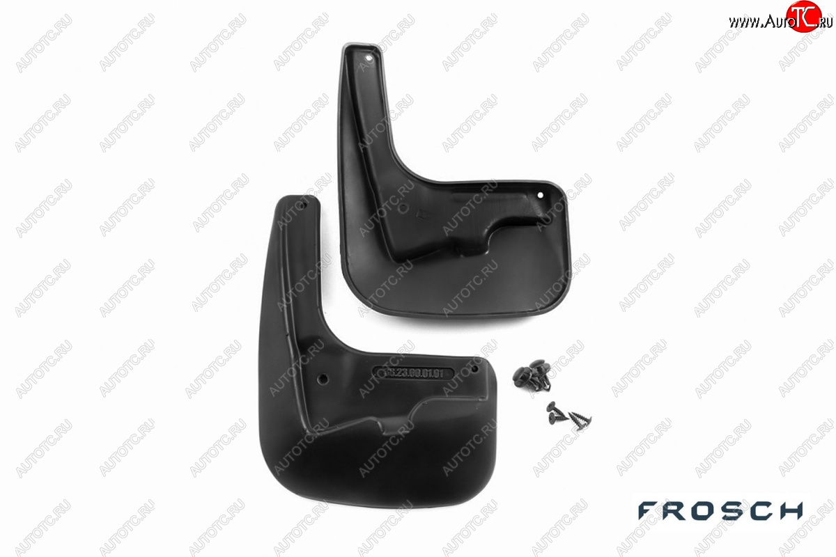 1 249 р. Брызговики Frosch (optimum) Peugeot 208 1 (2012-2019) (Передние)  с доставкой в г. Керчь