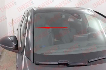 1 699 р. Водостоки (дефлектора) лобового стекла Стрелка 11 Peugeot 3008 2 (2016-2025)  с доставкой в г. Керчь. Увеличить фотографию 2