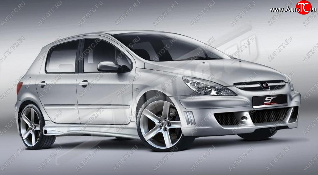 26 599 р. Передний бампер ST Peugeot 307 универсал дорестайлинг (2001-2005)  с доставкой в г. Керчь