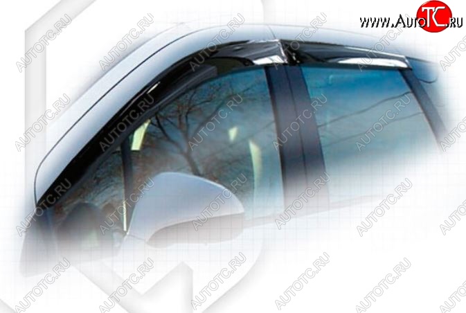 1 899 р. Дефлектора окон CA-Plastic  Peugeot 308  T7 (2007-2011) универсал дорестайлинг (Classic полупрозрачный, Без хром.молдинга)  с доставкой в г. Керчь
