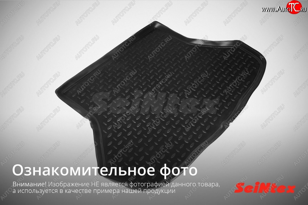 1 539 р. Коврик в багажник SeiNtex (полимер) Peugeot 308 T7 хэтчбек 5 дв. дорестайлинг (2007-2011)  с доставкой в г. Керчь