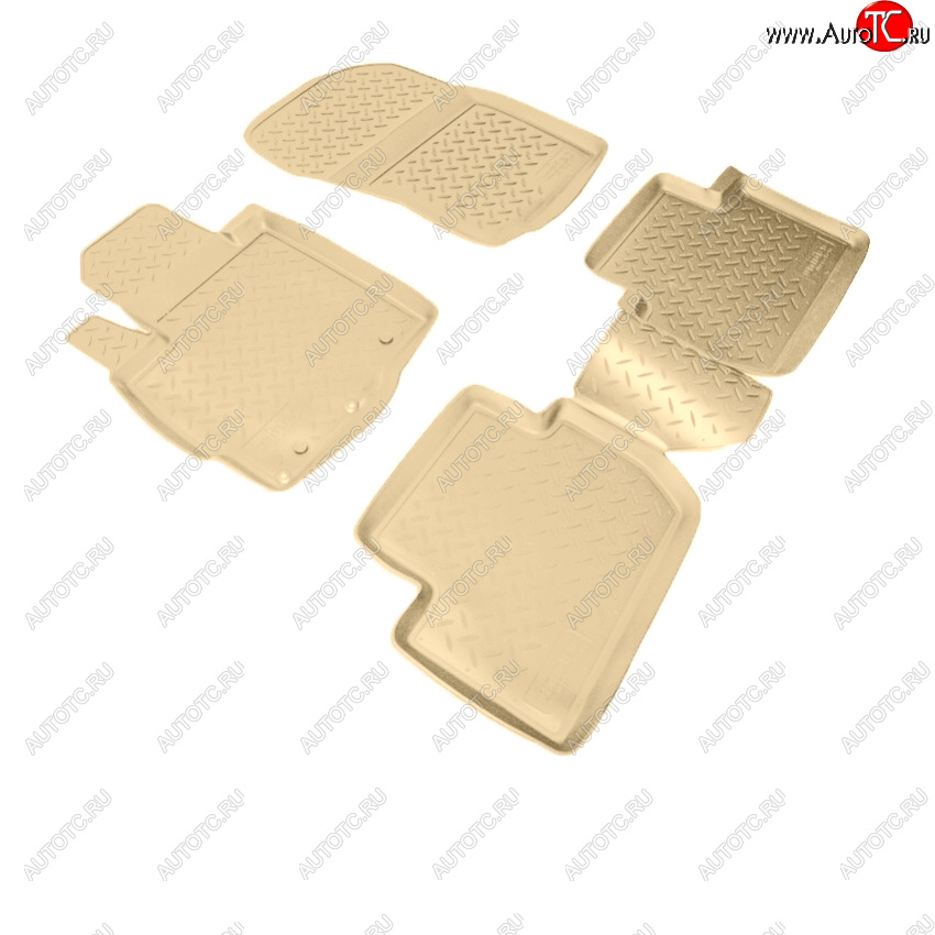 3 099 р. Коврики салона Norplast Unidec  Peugeot 4007 (2007-2012) (Цвет: бежевый)  с доставкой в г. Керчь